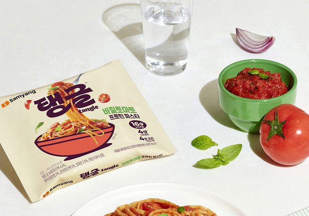 삼양식품, 탱글 브랜드 신제품 '바질토마토 프로틴파스타' 출시