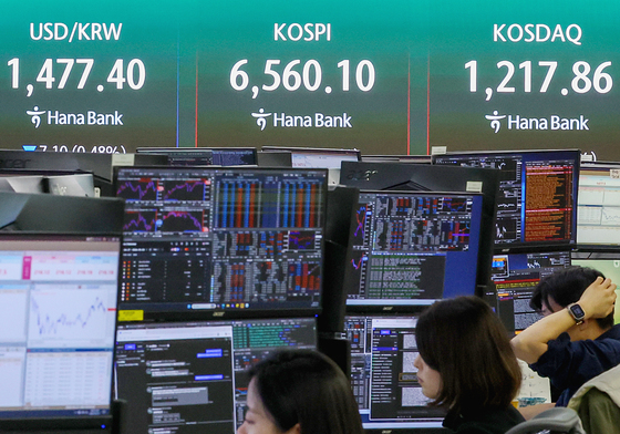 장중 최고치 경신한 코스피