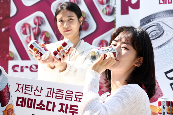 '상큼한 과일 풍미'…데미소다 자두 출시