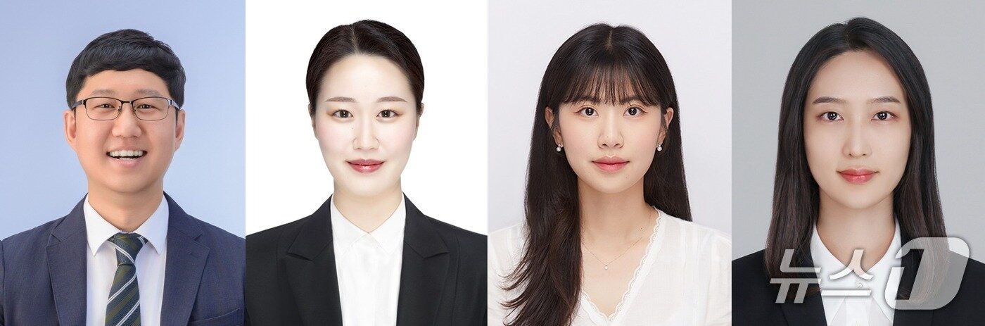 본문 이미지 - (좌측부터) 이상준 교수, 오수현 연구원, 오주은 연구원, 이지혜 연구원.(UNIST 제공. 재판매 및 DB금지)/뉴스1