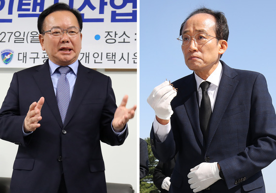 '대구시장 선거' 격돌하는 김부겸·추경호