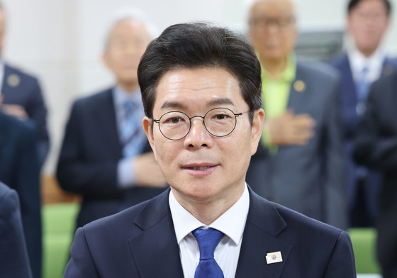 대한노인회 서울시연합회 찾은 정원오 후보