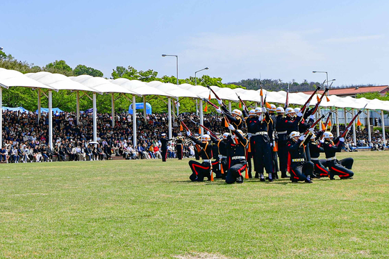 해병대 의장대 공연