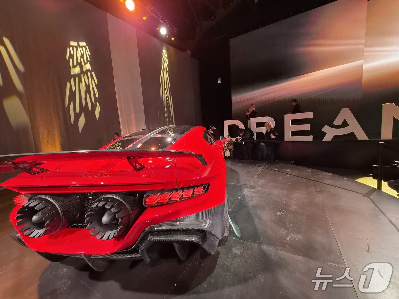 본문 이미지 - 드리미가 공개한 '네뷸라 넥스트 01 제트 에디션'(Nebula NEXT 01 Jet Edition).ⓒ 뉴스1/김진희 기자.