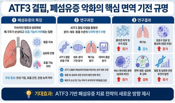 폐 딱딱해지는 이유 찾았다, 이 '유전자 결핍' 때문…치료법 기대