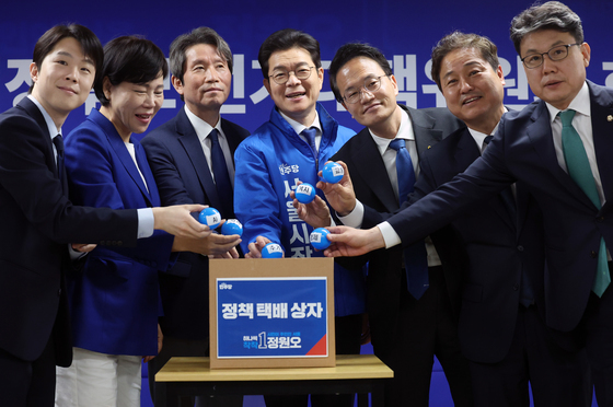 정책 캡슐 담는 정원오 서울시장 후보