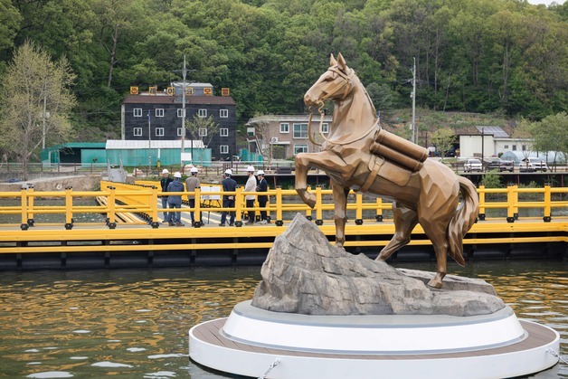 연천군, 구석기 축제 기간 중 '백학호수 부잔교' 임시 개통