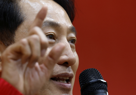 축사하는 오세훈 후보