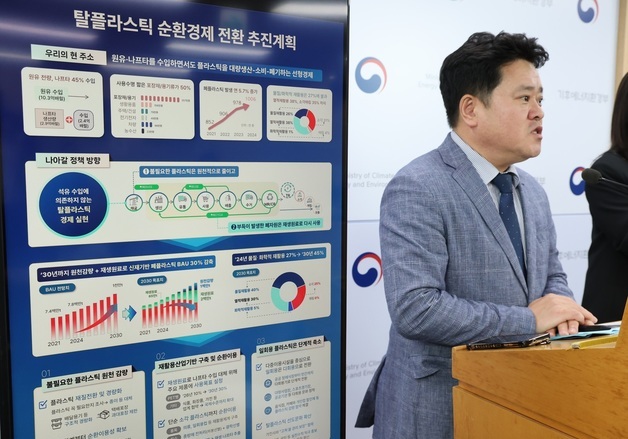 기후에너지환경부, 탈플라스틱 순환경제 전환 추진계획 수립