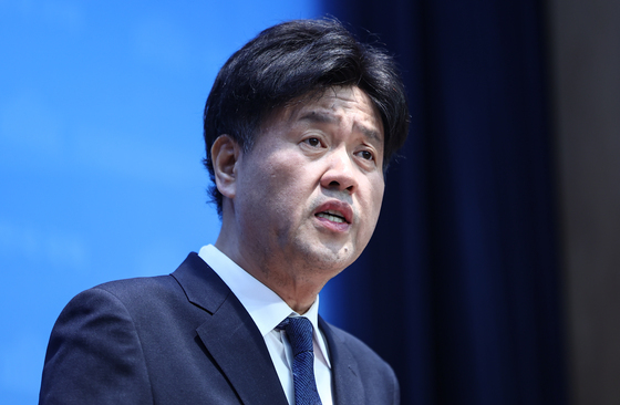 공천 배제 관련 입장 밝히는 김용 전 부원장