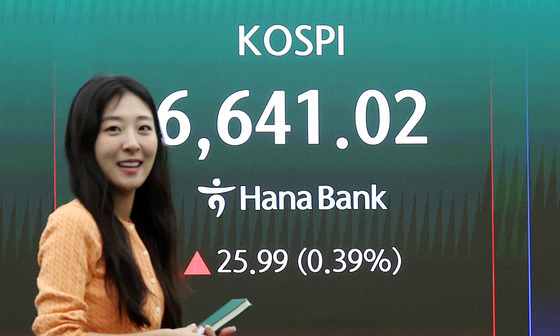 코스피 6641 마감…이틀 연속 사상 최고 경신
