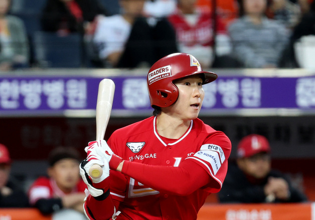 선취 솔로 홈런 터트린 박성한