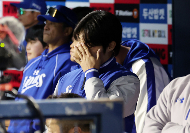 원태인, 똑바로 볼 수가 없어