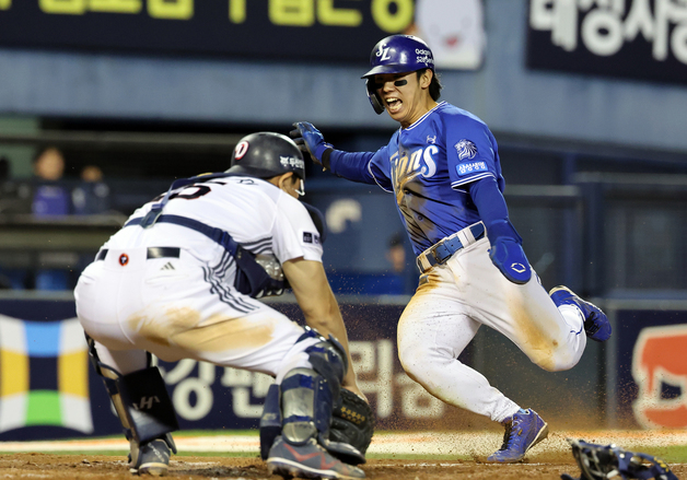 김성윤, 2안타 2득점 맹활약