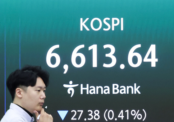 하락 출발하는 코스피