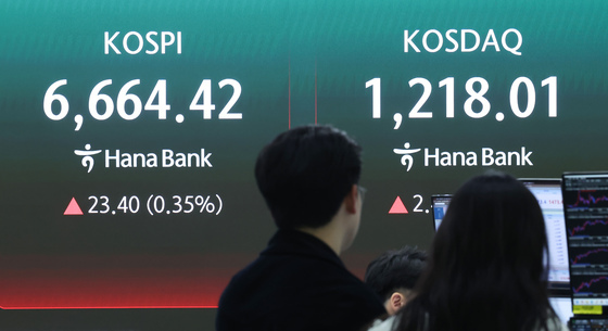 상승 전환한 코스피 '6660선 회복'