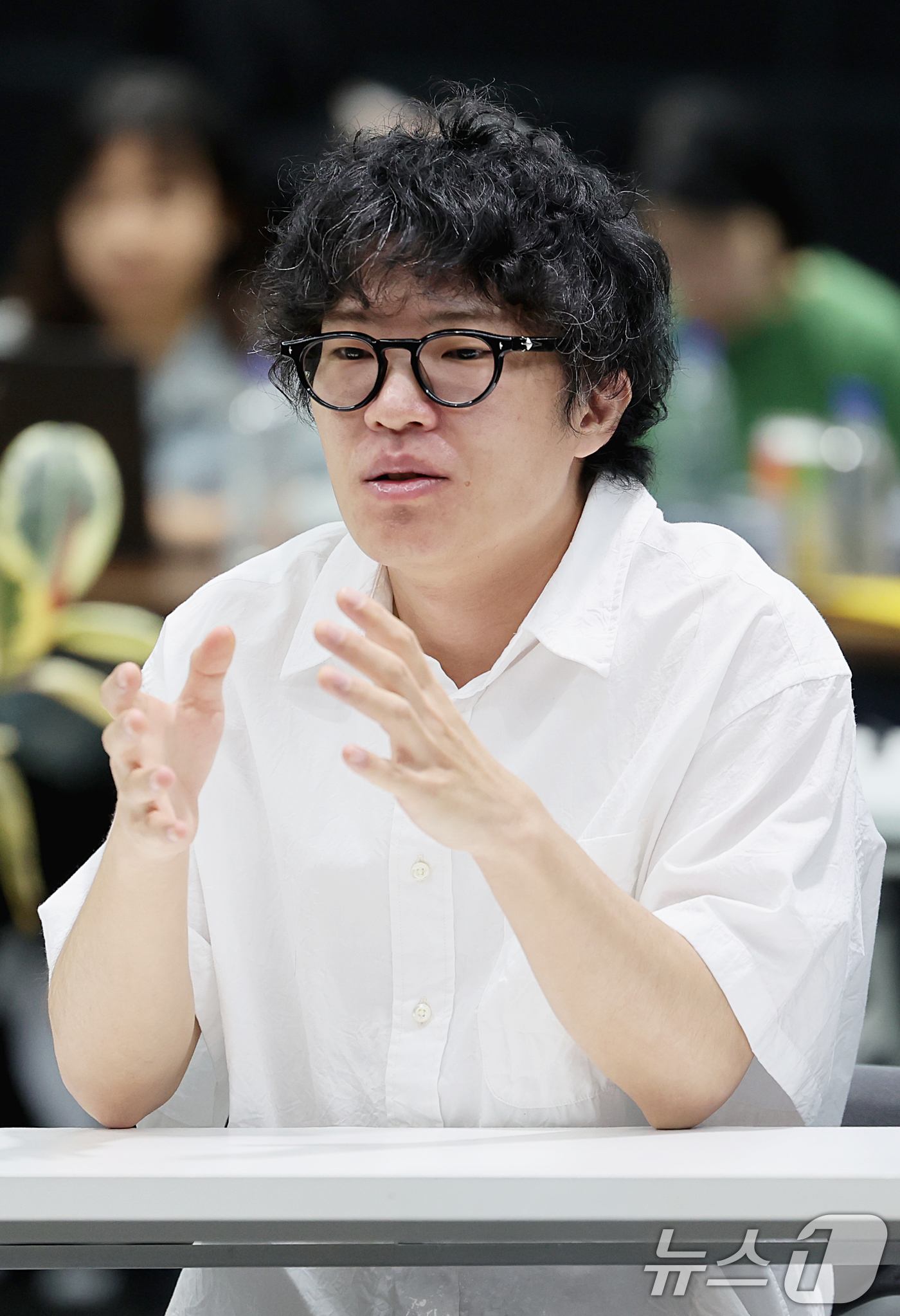 (서울=뉴스1) 조연우 인턴기자 = 박다울 음악감독이 28일 서울 용산구 노들섬 서울시발레단 스튜디오에서 내달 초연을 앞둔 창작 발레 '대나무 숲에서'(In the Bamboo F …