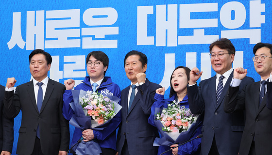 정청래 '하정우·전은수와 함께 대도약'