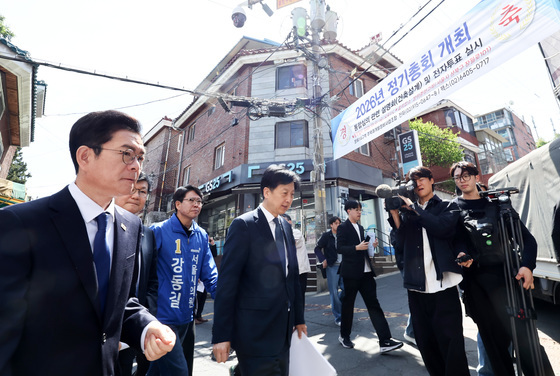 장위14구역 찾은 정원오 후보
