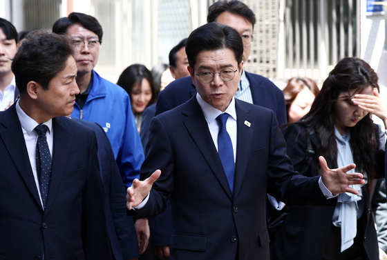 재개발 현장 찾은 정원오 후보