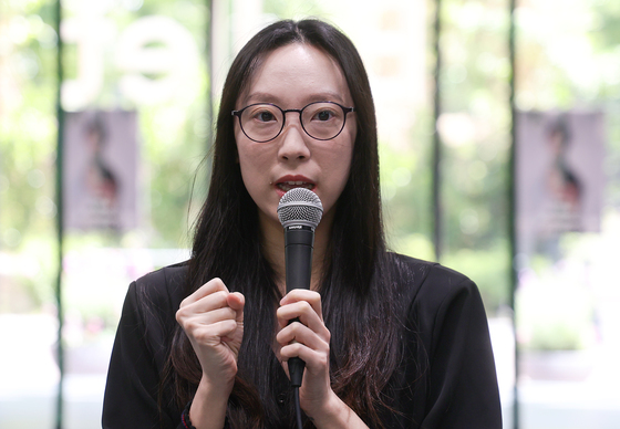 창작발레 '대나무 숲에서' 설명하는 강효형 안무가