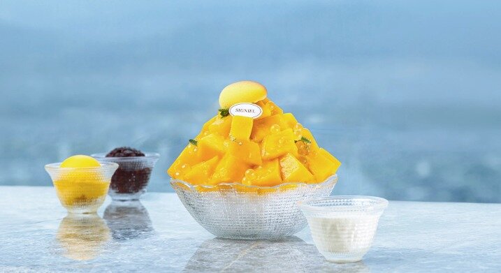 본문 이미지 - 시그니엘 서울 더 라운지 패스트리 살롱 '제주 애플망고'(홈페이지 갈무리)