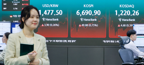 코스피 6690.90, 사흘 연속 종가 최고치