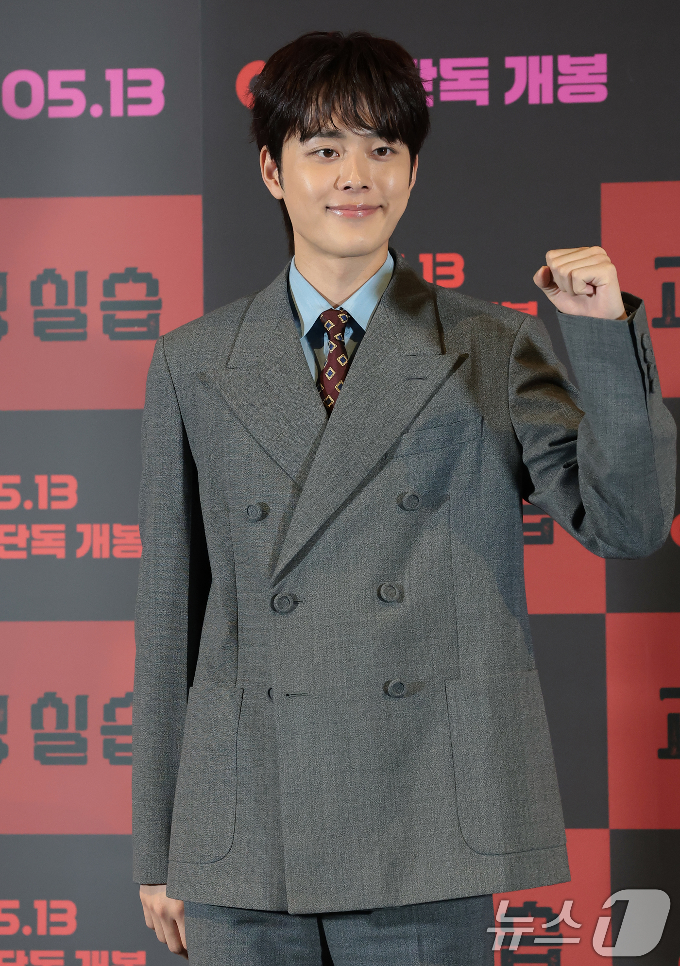 (서울=뉴스1) 권현진 기자 = 배우 유선호가 29일 서울 용산구 CGV용산아이파크몰에서 열린 영화 '교생실습'(감독 김민하) 언론시사회에 참석해 포즈를 취하고 있다.'교생실습'은 …