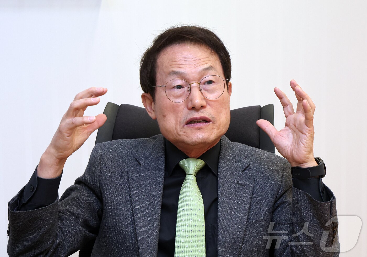 본문 이미지 - 조희연 전 서울시교육감이 서울 종로구 뉴스1 사옥에서 인터뷰를 하고 있다. 2026.4.29 ⓒ 뉴스1 김진환 기자