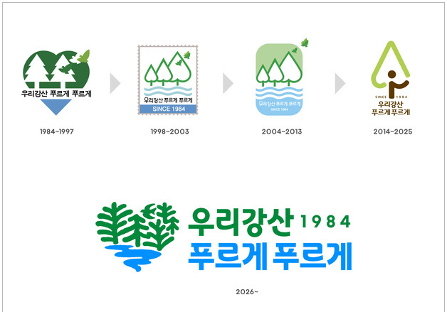유한킴벌리, 5세대 로고 공개…"숲 통한 생태계 복원" 메시지
