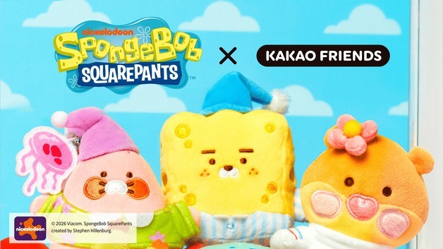 스폰지밥이 된 라이언…카카오프렌즈, 봄 맞이 협업 굿즈 출시