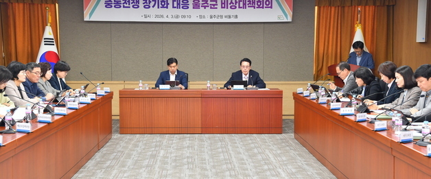 울주군, 중동전쟁 장기화 대응 비상체계 가동…민생·물가 점검