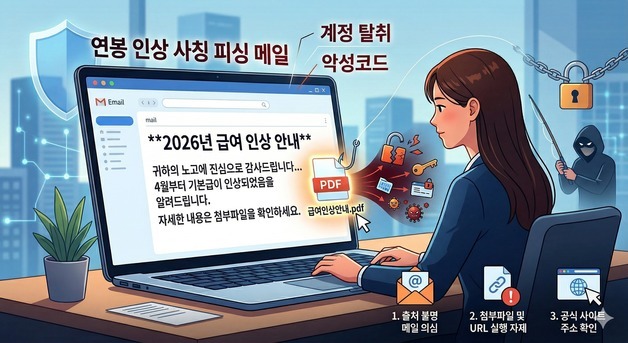 "기본급이 인상됐습니다"…만우절에 직장인 울린 피싱메일