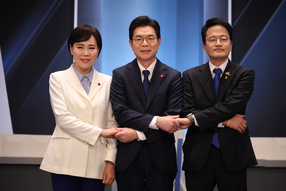 박주민 "결선 만들어야" 전현희 "준비된 후보" 정원오 "승리로 보답"