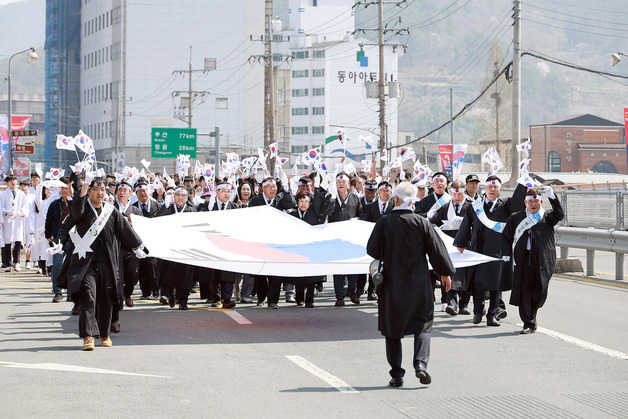 창원시, 107년 전 '4·3삼진의거' 재현…"독립운동 정신 계승"