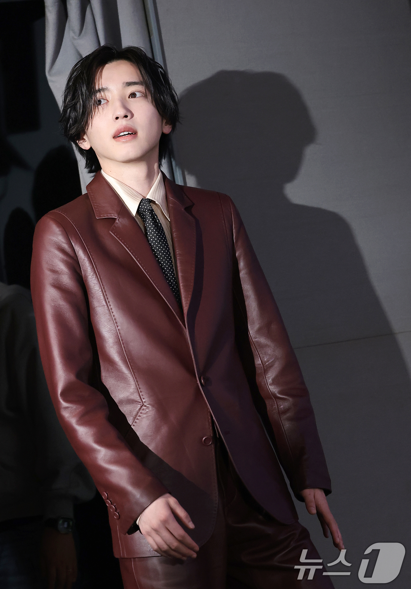 (서울=뉴스1) 권현진 기자 = 일본 배우 미치에다 슌스케(道枝駿佑)가 3일 서울 용산구 CGV용산아이파크몰에서 열린 영화 ‘네가 마지막으로 남긴 노래’ 기자 간담회에 참석하고 있 …