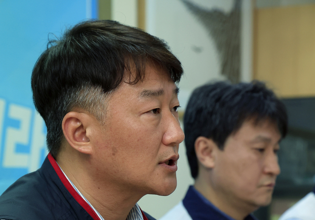 모두 발언하는 양경수 위원장