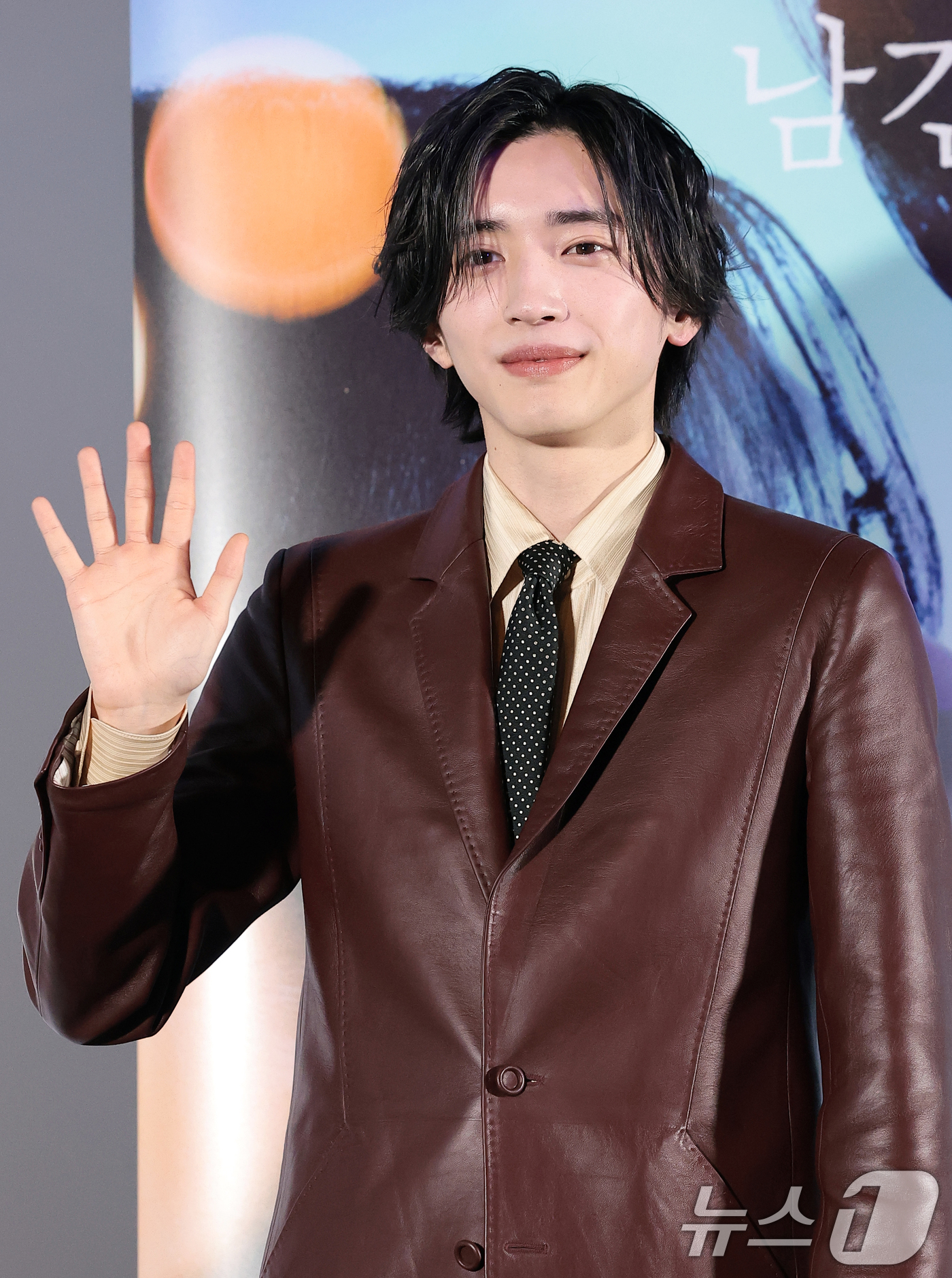 (서울=뉴스1) 권현진 기자 = 일본 배우 미치에다 슌스케(道枝駿佑)가 3일 서울 용산구 CGV용산아이파크몰에서 열린 영화 ‘네가 마지막으로 남긴 노래’ 기자 간담회에서 포즈를 취 …