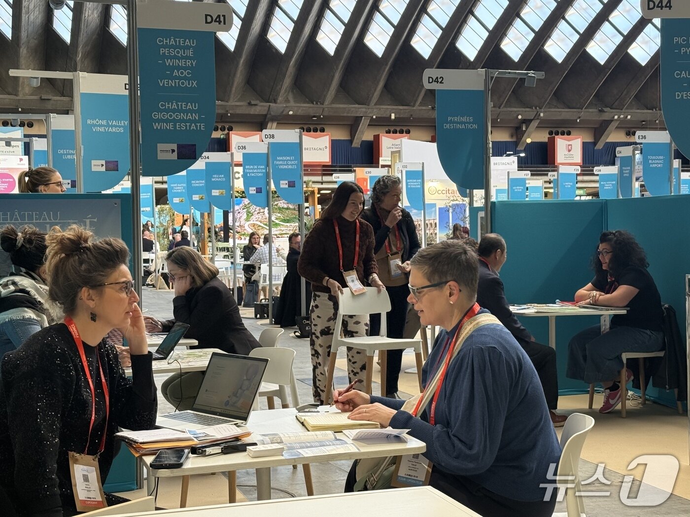 본문 이미지 - 프랑스 니스에서 열린 랑데부 프랑스 2026 현장ⓒ 뉴스1 윤슬빈 관광전문기자