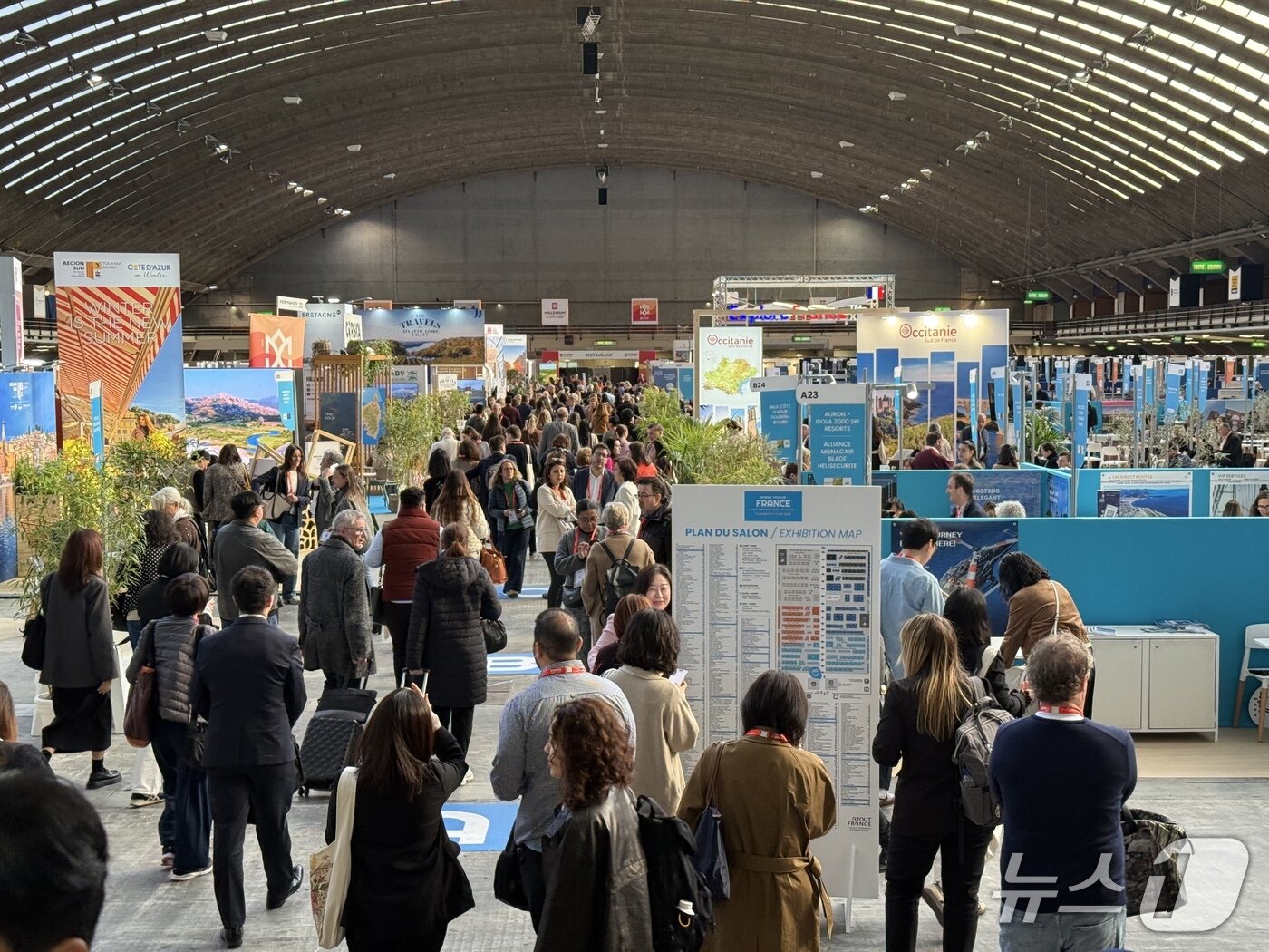 본문 이미지 - 프랑스 니스에서 열린 랑데부 프랑스 2026 현장ⓒ 뉴스1 윤슬빈 관광전문기자