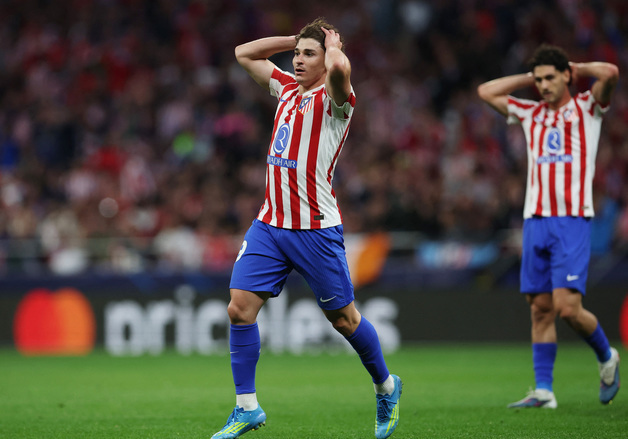 PK로 한 골씩…ATM·아스널, UCL 4강 1차전서 1-1 무승부