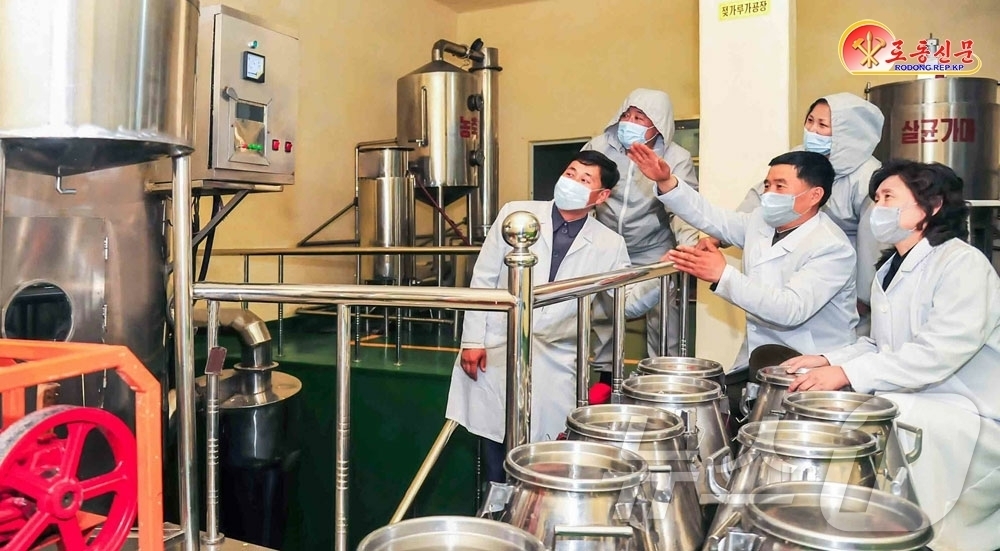 (평양 노동신문=뉴스1) = 북한 노동당 기관지 노동신문은 30일 청진시 식료공장에서 유제품 품질 개선을 위한 생산 관리가 진행되고 있다고 보도했다. [국내에서만 사용가능. 재배포 …