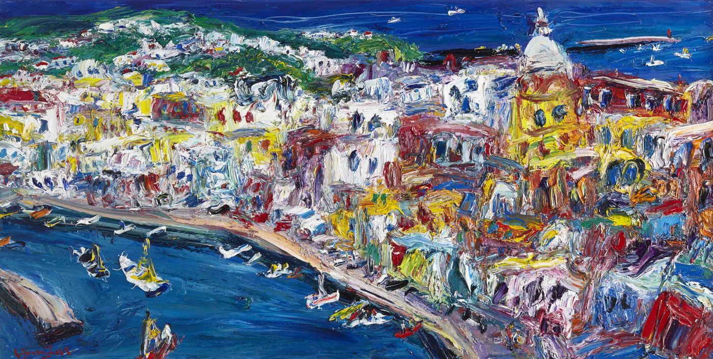 본문 이미지 - 신홍직, Procida 73.0 x 145cm 2026 (갤러리은 제공)