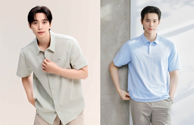 본문 이미지 - 네파 26SS 여름 컬렉션(왼쪽)과 K2 시원서커 시리즈(네파, K2 제공)