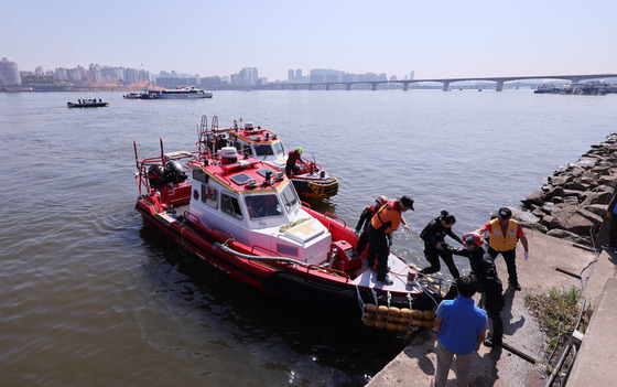 실제 상황 가정한 한강 수난사고 훈련