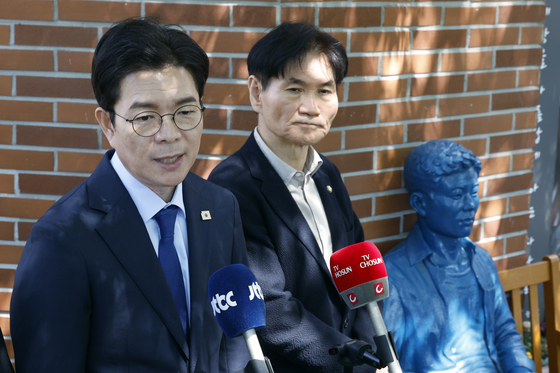 노동공약 발표하는 정원오 서울시장 후보