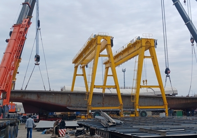 군산~연도 항로에 250톤급 신조선 10월 취항…공정률 30%