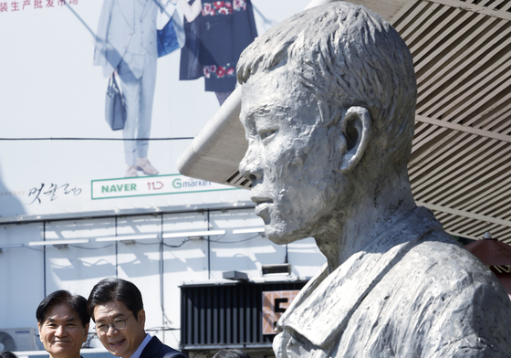 전태일 열사 추모 나선 정원오 후보