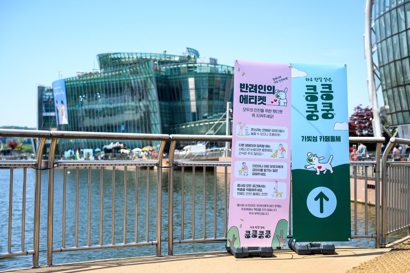 본문 이미지 - 한국베링거인겔하임동물약품은 지난 주말 반포 한강공원 일대에서 '킁킁쿵쿵 캠페인 시즌3'를 개최했다(업체 제공). ⓒ 뉴스1