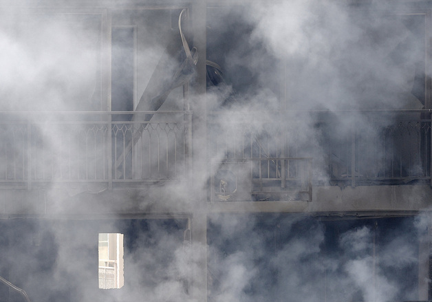 의왕 아파트 화재 발생